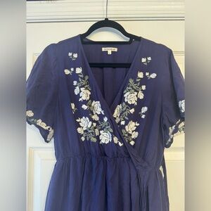 JessaKae Navy blue wrap dress